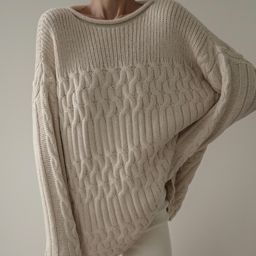 Laude the Label- Heritage Fisherman Sweater